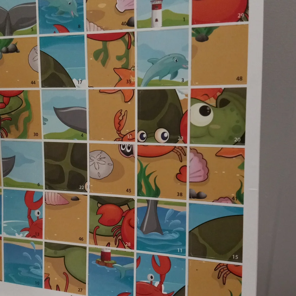 Sticker/Puzzle Under The Sea Book (Never Used)